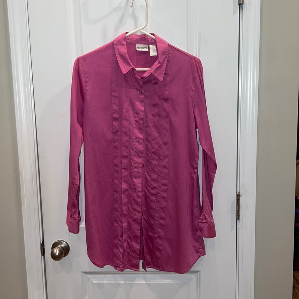 Chicos rose color top